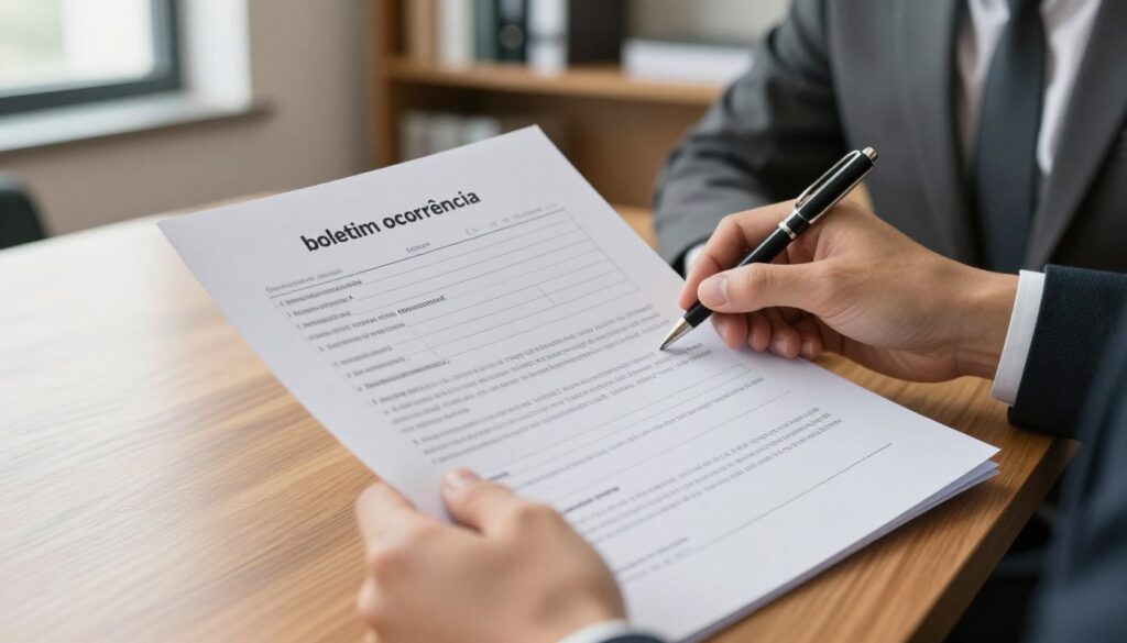 boletim ocorrência