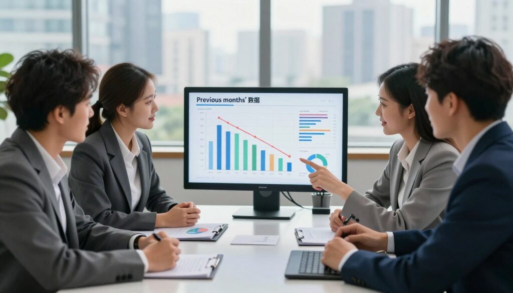 meses anteriores data